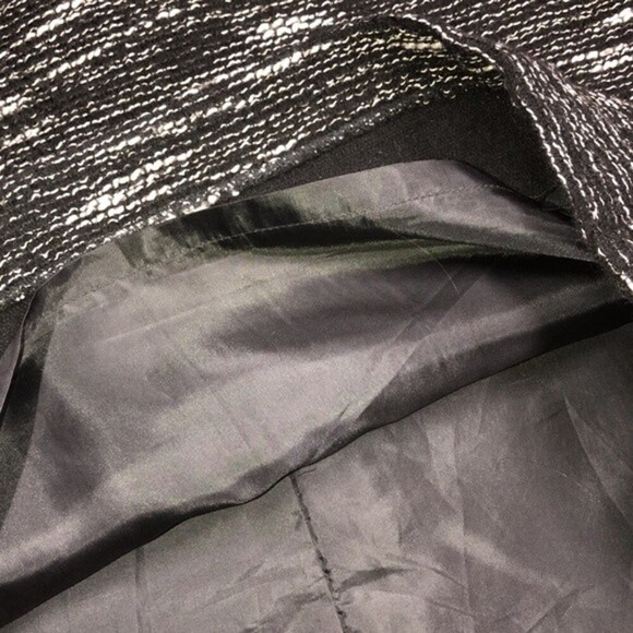 Talbots size 6 black & white knit pencil skirt with pockets - Picture 6 of 7